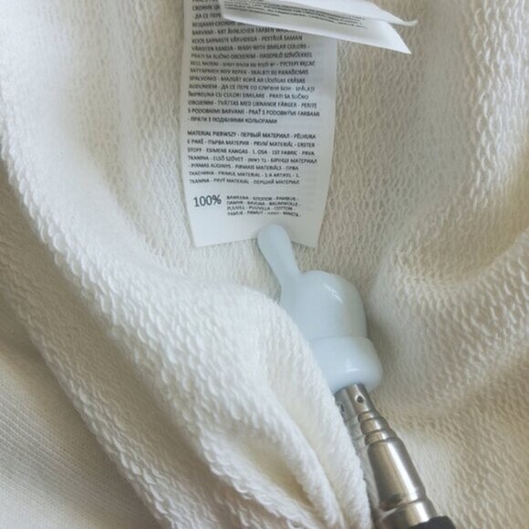 Reserved Brand Cream Maxi French Terry Dress Size M - Picture 12 of 15